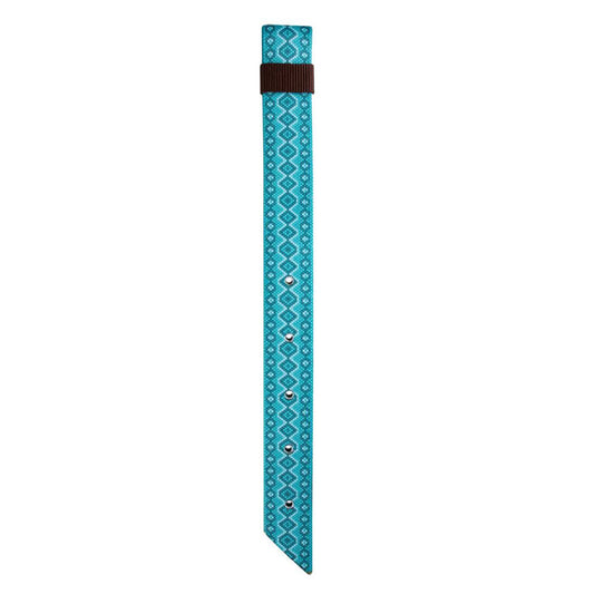Ezy Ride Latigo Pattern Nylon Offside Turquoise Snake - GTMU9039-6V