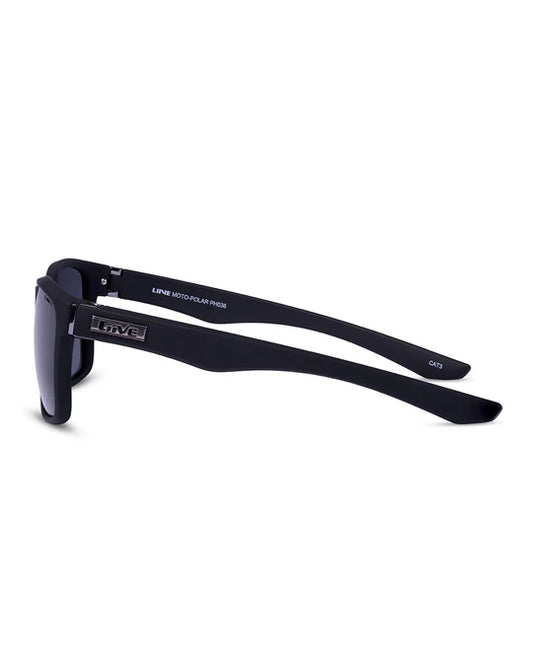 Liive Vision Polarised Sunglasses - Moto - Matt Black