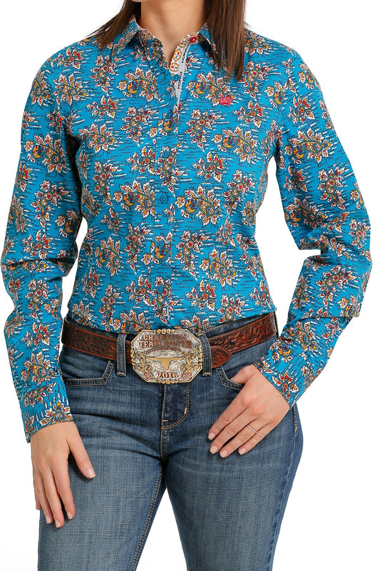 Cinch Ladies L/S Shirt - MSW9165033- On Sale