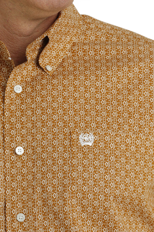 Cinch Mens Geometric Print L/S Shirt - MTW1105715