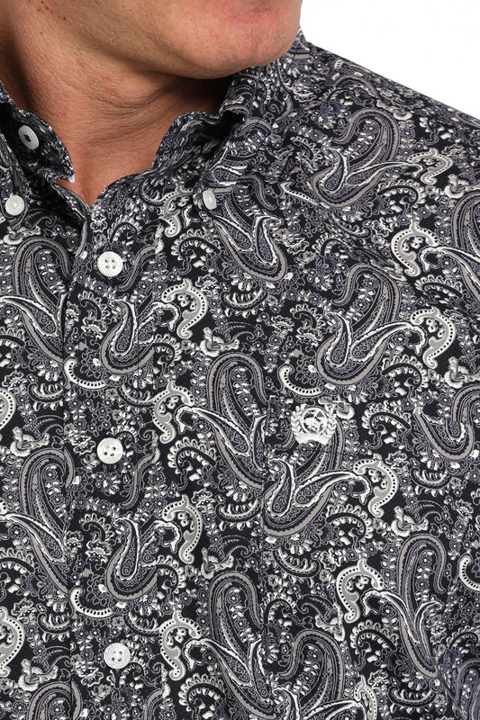 Cinch Mens utton Down L/S Shirt - MTW1105857