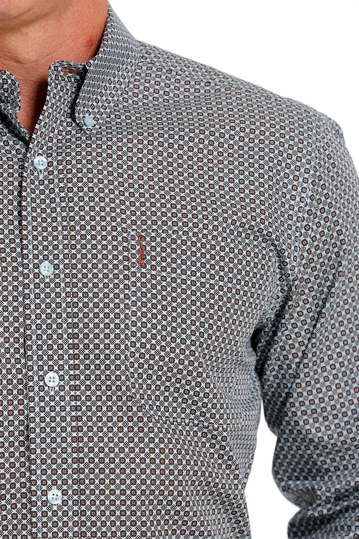 Cinch Mens Modern Fit L/S Shirt - MTW1347080