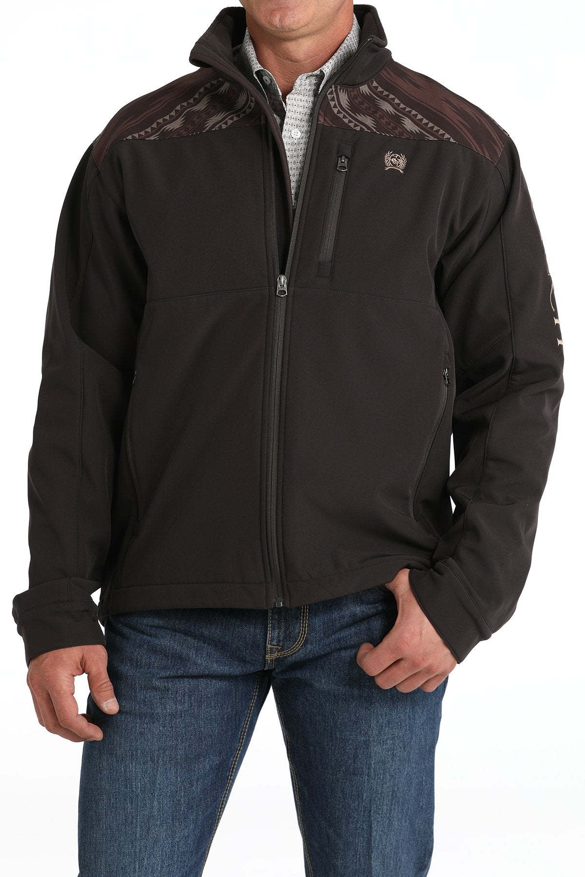 Cinch Mens Bonded Jacket - Brown