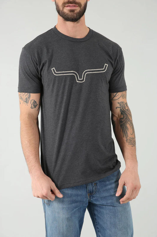 Kimes Ranch Mens Outlier Tee Shirt - Charcoal