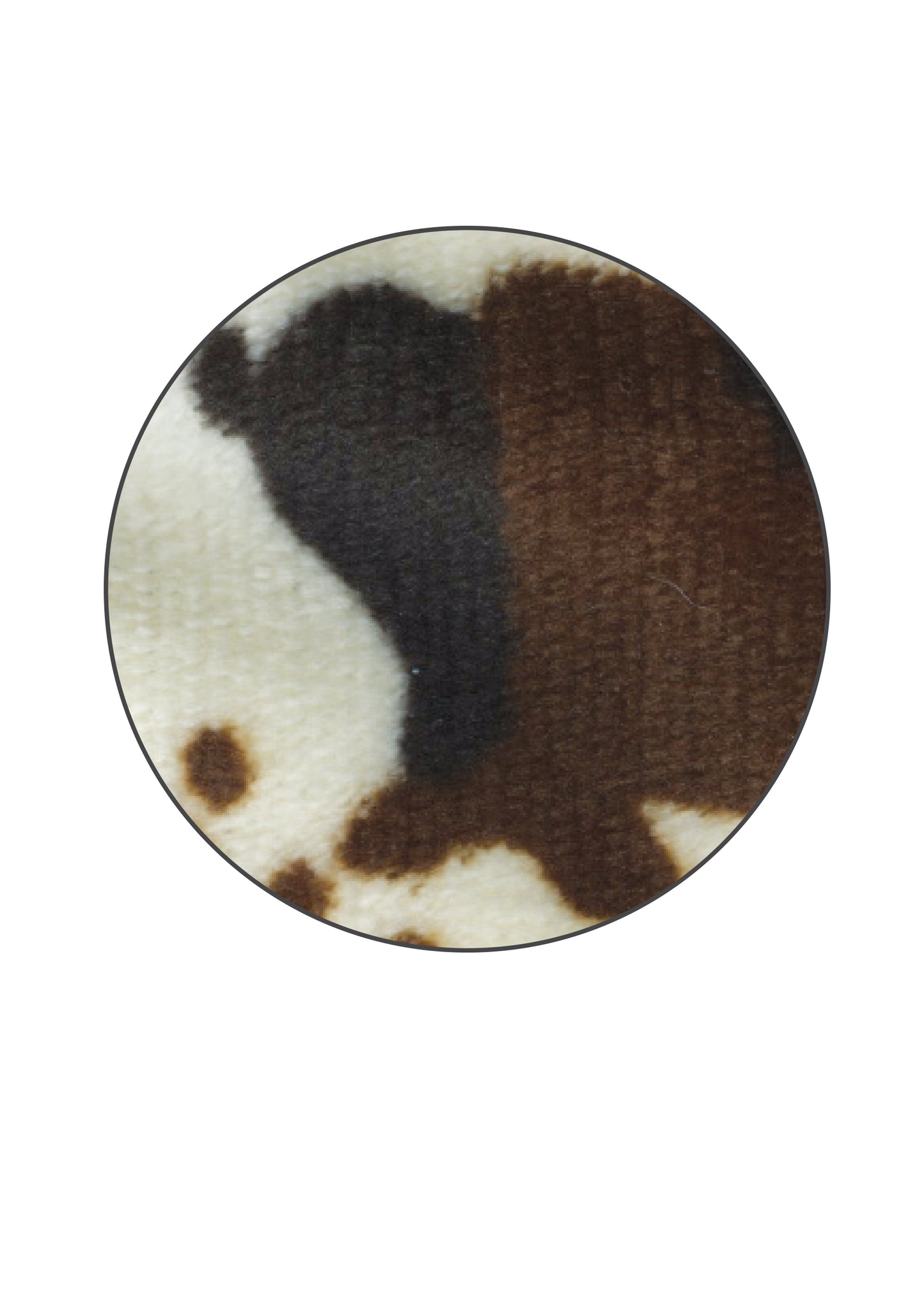 Pure Western Cow Pattern Snuggle Rug