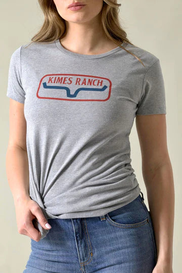 Kimes Ranch Ladies Rollin Shirt - Dark Heather Grey