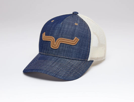 Kims Ranch Roped Lp Trucker Hat - Denim