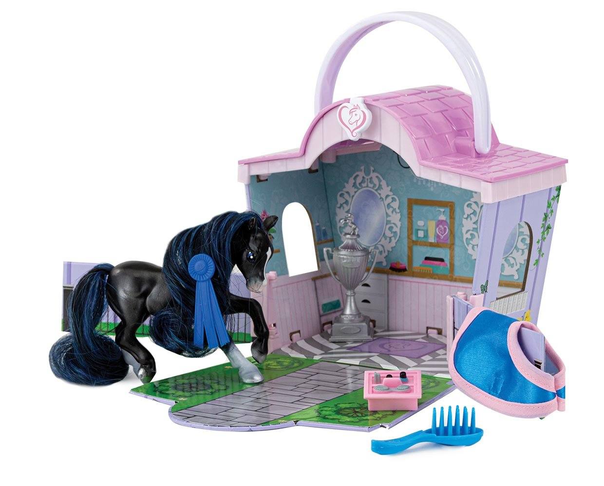 Breyer Little Beauties Playset Shimmer Grooming Salon