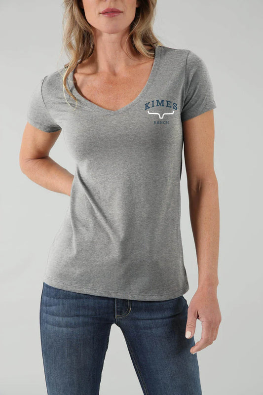 Kimes Ranch Ladies Since 2009 Tee Shirt - Grey Heather