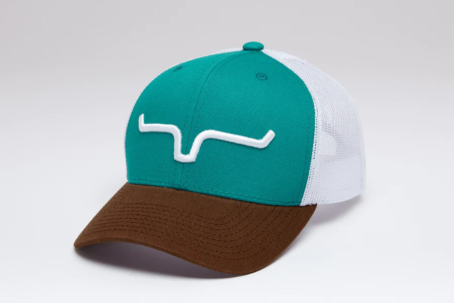 Kimes Ranch Unisex Weekly Trucker Cap - Split Teal