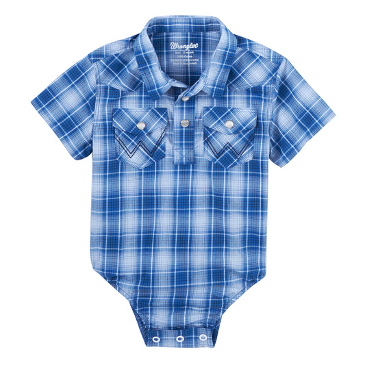 Wrangler USA Baby Boys Bodysuit - Blue - 112315081
