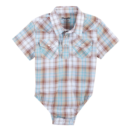 Wrangler USA Baby Boys Bodysuit - Brown - 112315099