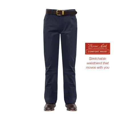 Thomas Cook Mens Comfort Waist Jean - TCP1215031 - Navy