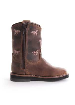 Pure Western Toddler Selina Square Toe Boot