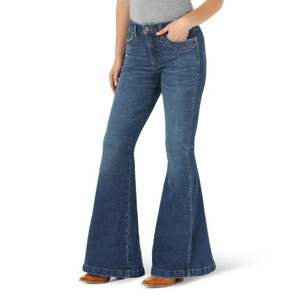 Wrangler Ladies High Rise Trumpet Jean - ON SALE