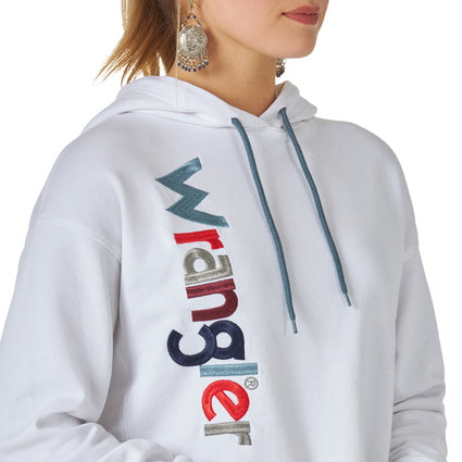 Ladies Wrangler Curved Hem Hoodie - ON SALE