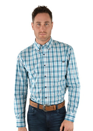 Pure Western Mens Archer Check L/S Shirt-P2W1115519