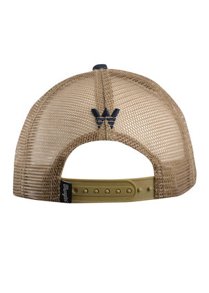 Wrangler Boys ToughEnough Trucker Cap - Denim/Red