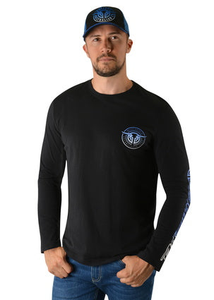 Bullzye Mens Crossroads L/S Tee -B2W1515166 - On Sale