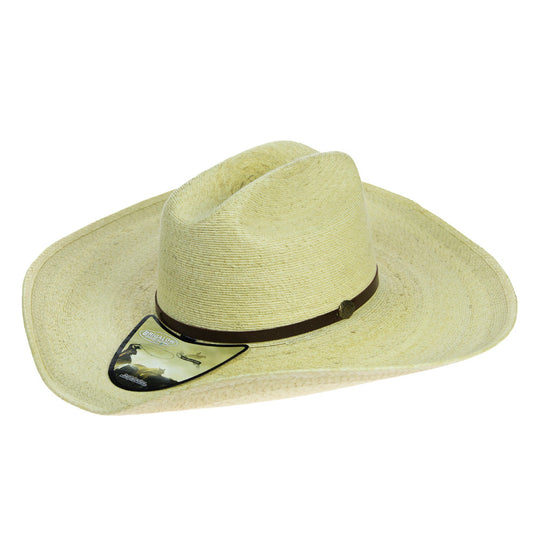 Brigalow "Solis" Flexible Palm Leaf Hat- Natural- On Sale