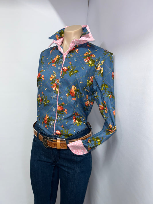 Netties Ladies Callie Fitted L/S Shirt