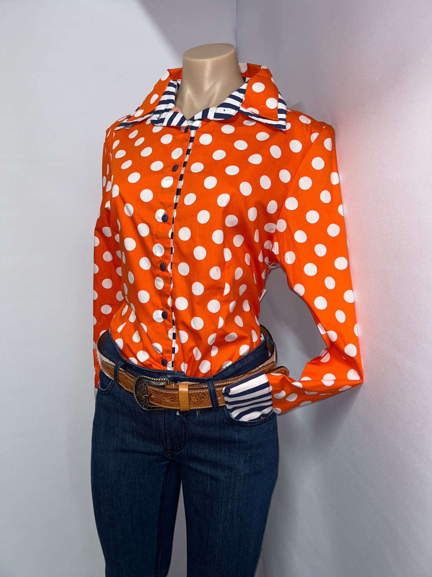 Nettie's Ladies Fitted L/S Shirt - On Sale