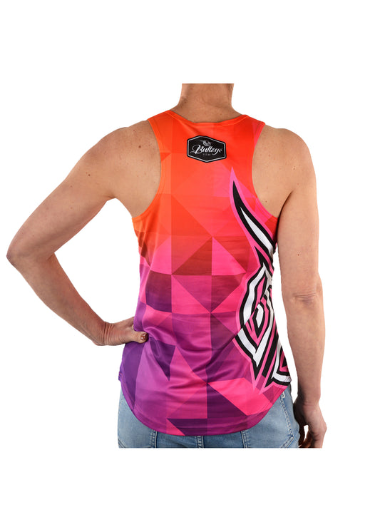 Bullzye Ladies Ripple Singlet - B1S2501142- ON SALE