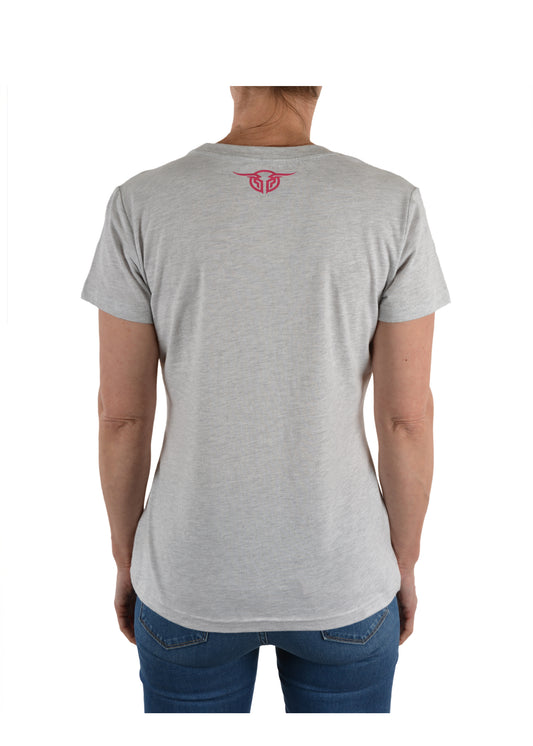 Bullzye Ladies Faster Crew Neck Tee - On Sale