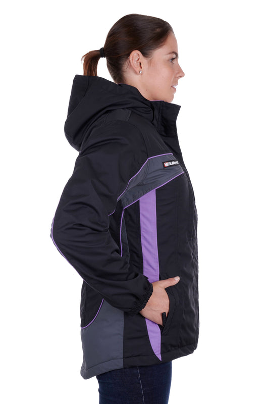 Bullzye Ladies Carla Jacket - Black/Purple - ON SALE