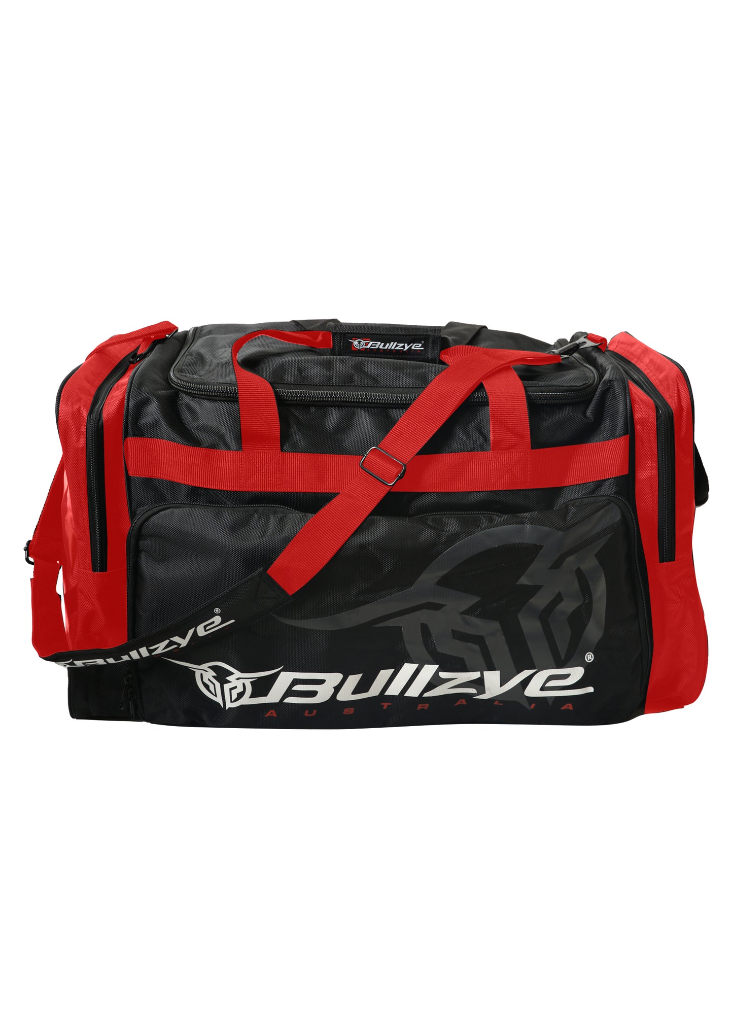 Bullzye Axel Large Gear Bag - Red and Black