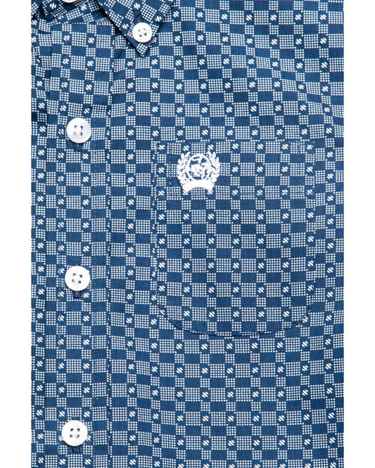 Cinch Baby Boys Long Sleeved Xander Shirt - Blue