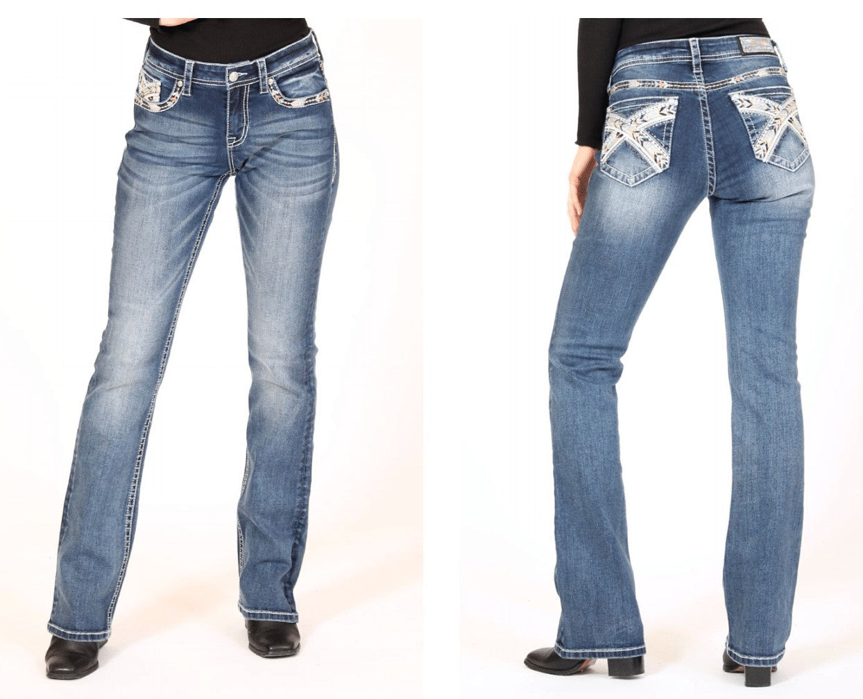 Grace in LA Ladies Plus Size Jeans - PS81558