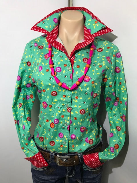 Nettie's Eva Fitted L/S Shirt - On Sale