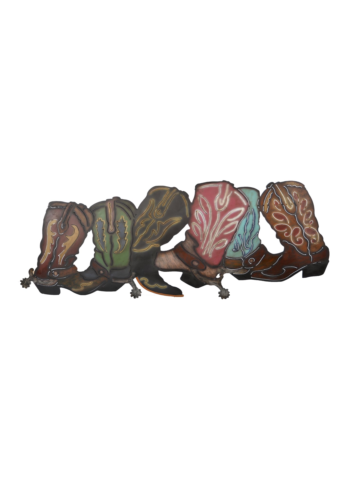 Pure Western Western Boots Wall Hanging