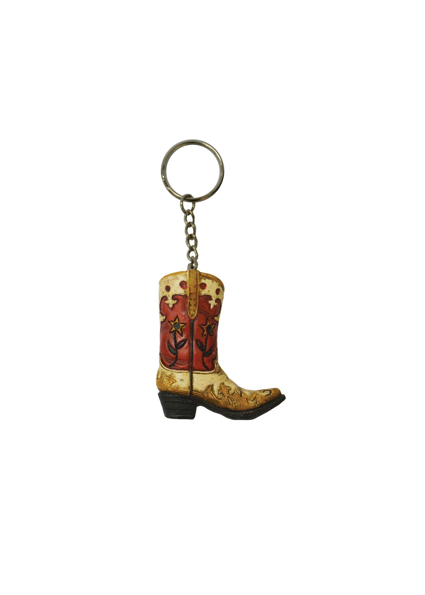 Pure Western Boot Flower Key Chain