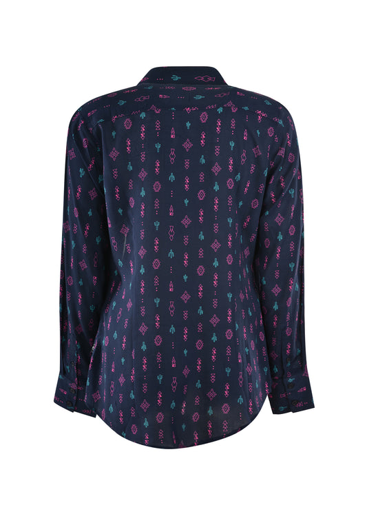 Ladies Pure Western L/Sleeve Shirt - P1W212637