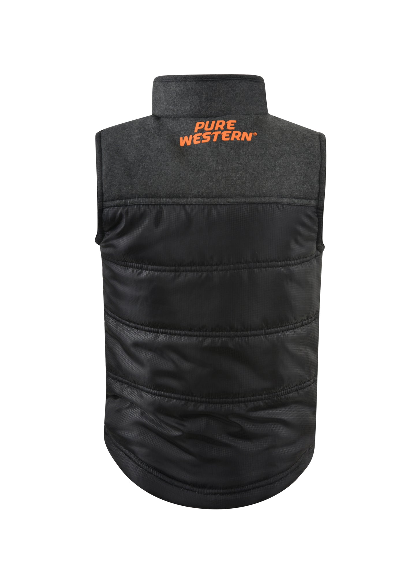 Pure Western Boys Usher Puffervest - Charcoal/Black - On Sale