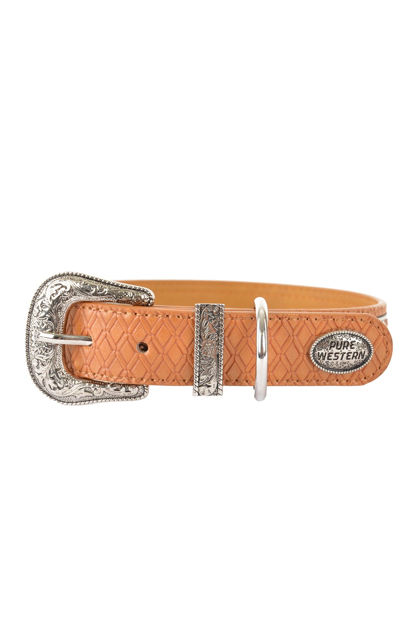 Pure Western Remi Dog Collar - Tan/Black - P3W2997CLR