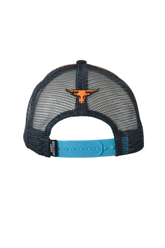 Pure Western Kids Clarke Trucker Cap - Navy - P3W3903CAP