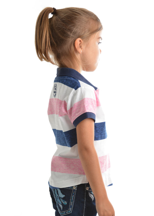 Pure Western Girls Adley S/S Polo