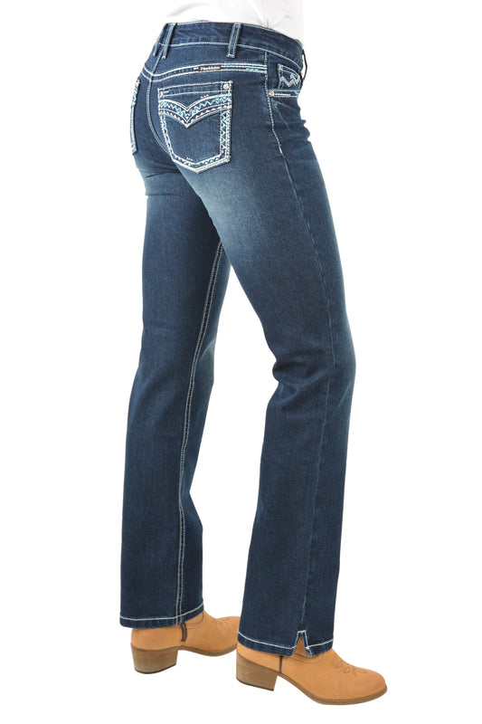 Pure Western Ladies Straight Leg Jean - PCP2212730