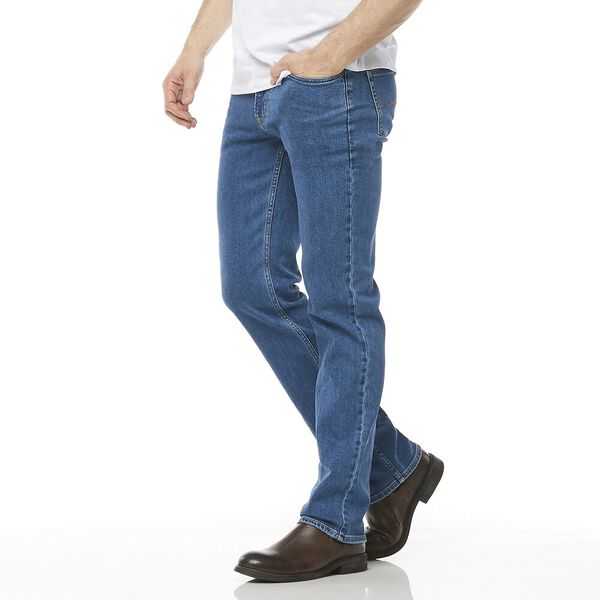 Lee Riders Mens Straight Stonewash Stretch Jeans - ON SALE