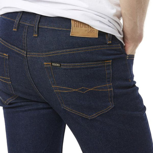 Lee Riders Mens Straight Indigo Stretch Jeans - ON SALE