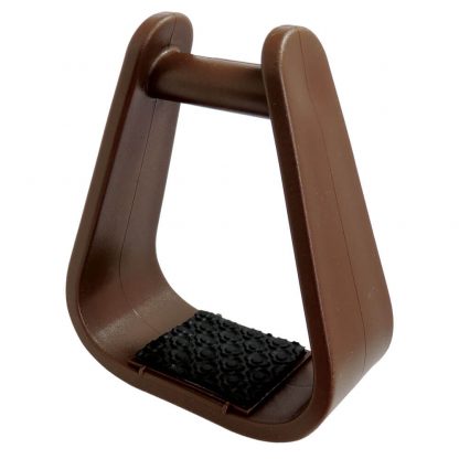 Toowoomba Saddlery Nylon Pony Ox Bow, Moulded (Brown) - Per Pair - STP003PN