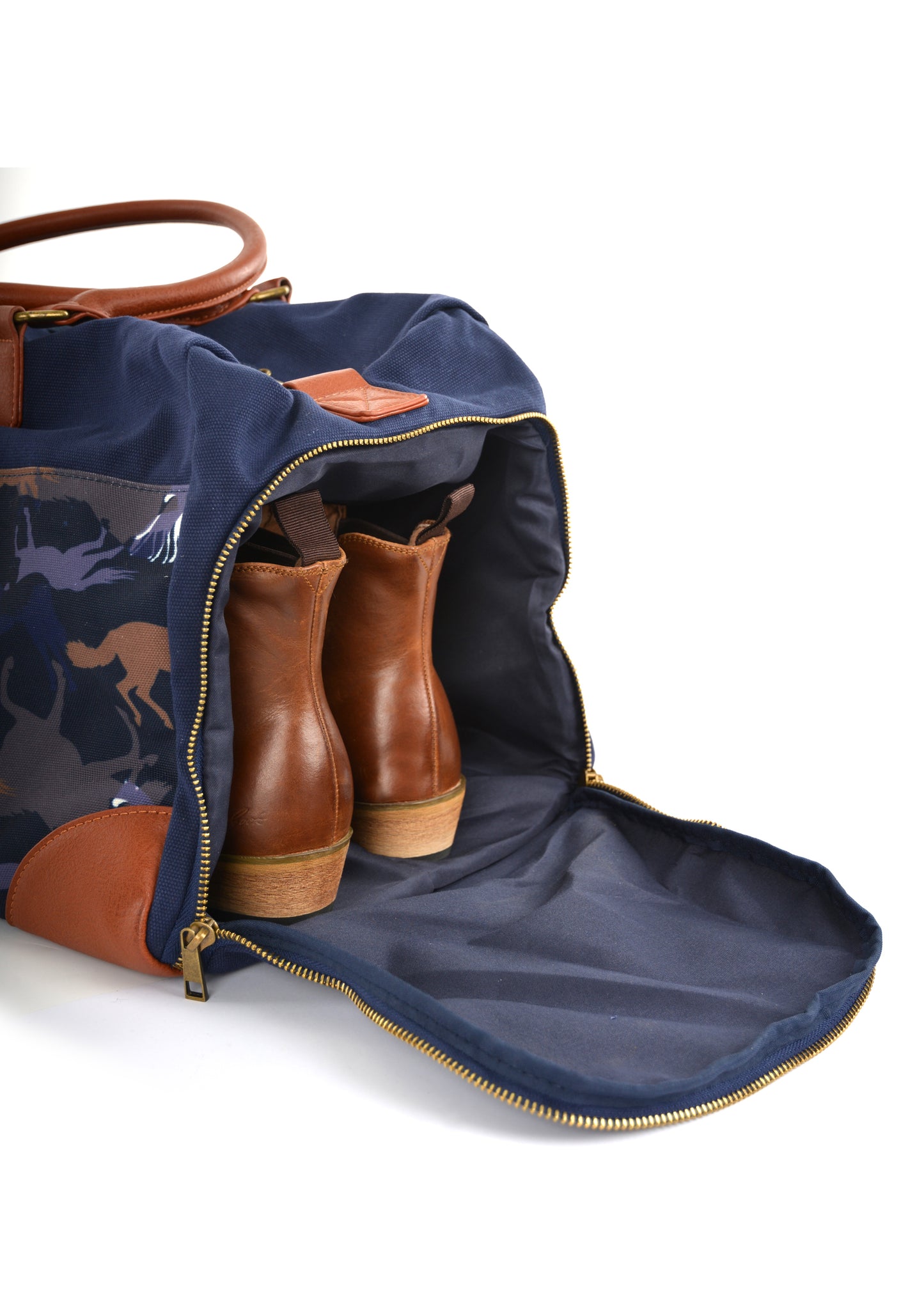 Thomas Cook Horse Print Duffle Bag