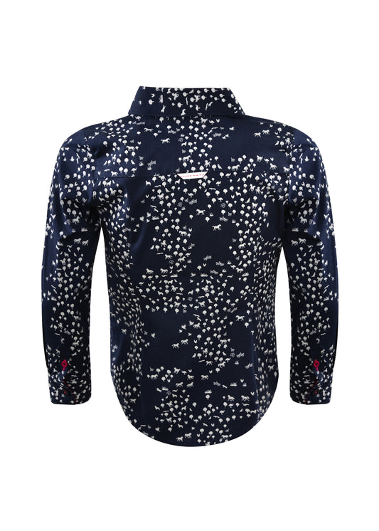 Thomas Cook Girls Julia L/S Shirt - Dark Navy