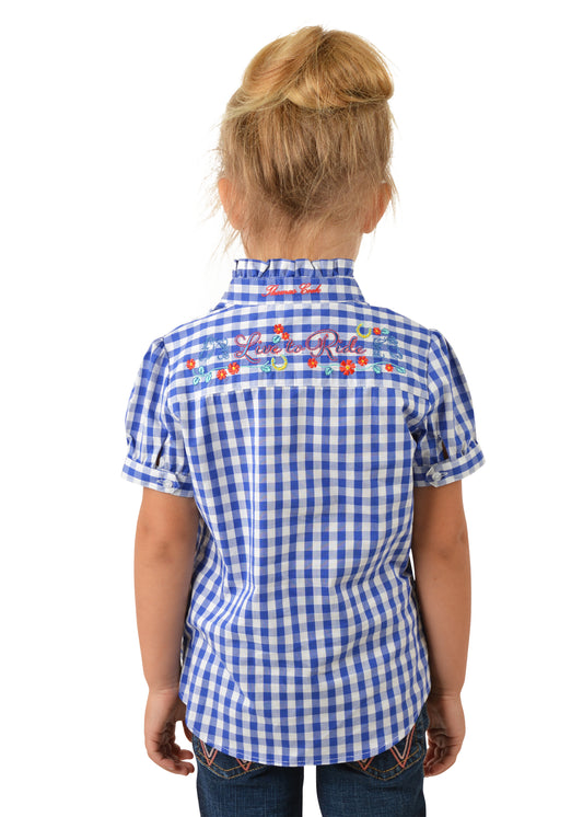 Thomas Cook Girl’s Dolly Ruffle Collar Short Sleeve Blouse