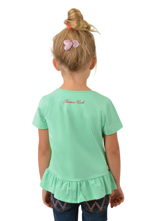 Thomas Cook Girls Belle Frill Hem Tee - \\