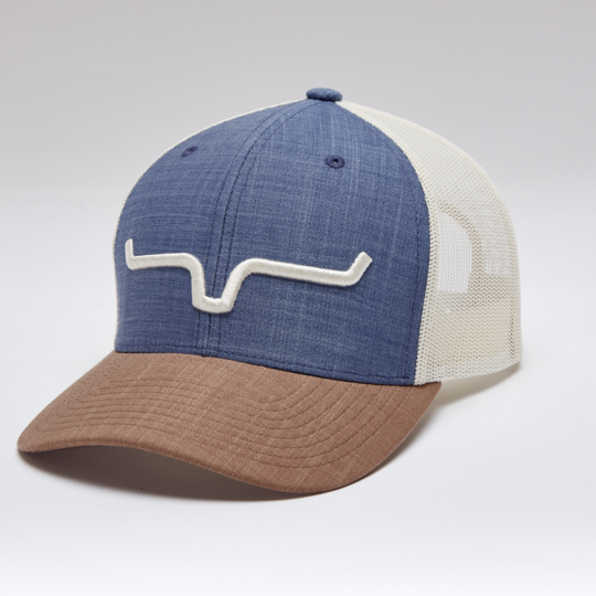 Kimes Ranch Unisex Upgrade Weekly Trucker Cap - Blue Brown