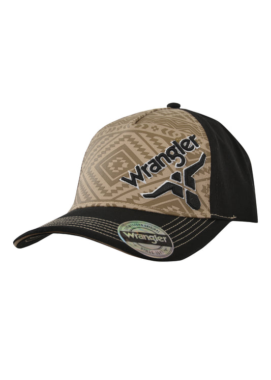 Wrangler Mens Aztec Trucker Cap